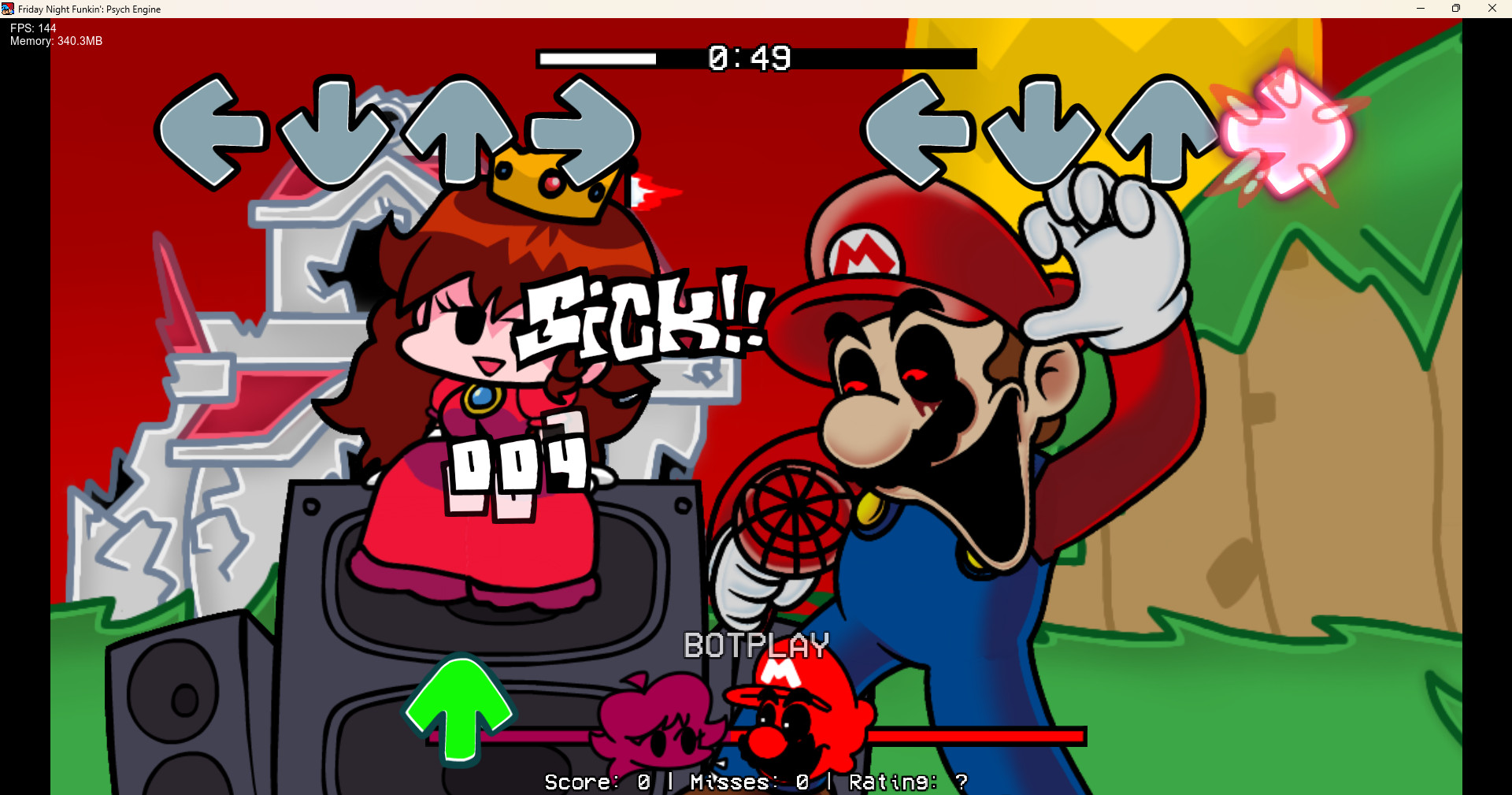  SENSITIVE CONTENT Playable Mario exe Mod For Friday Night Funkin 