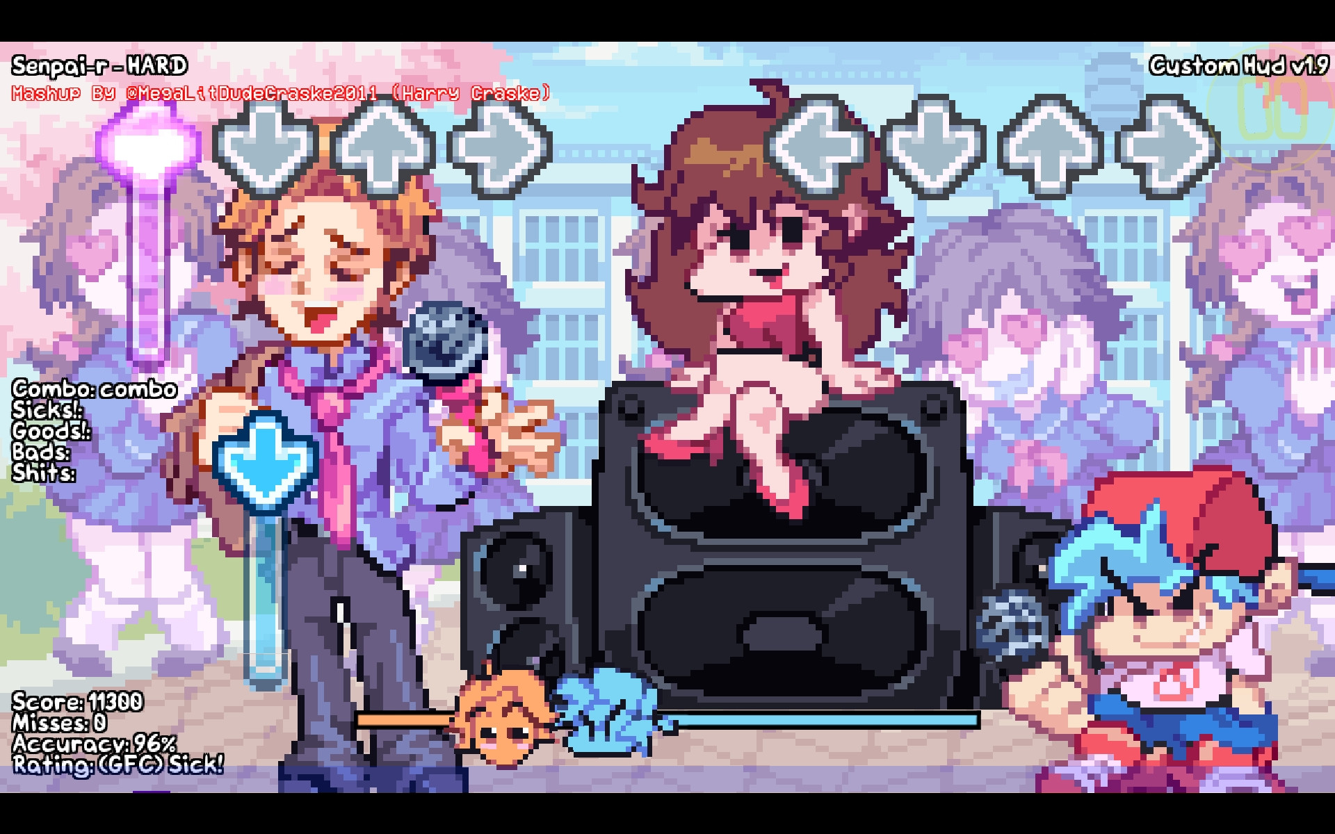 Senpai Funkin Playback X OG