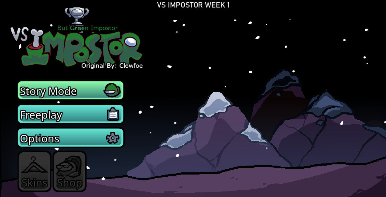 FNF VS Impostor week 1 (but green impostor)