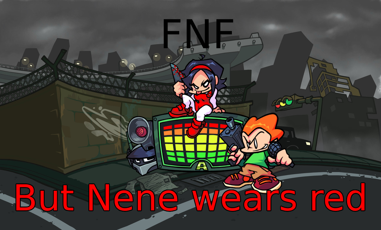 FNF: Nene has red clothes instead of pink