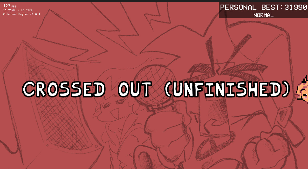 crossed out in codename engine(only cup section) Mod for Friday Night ...