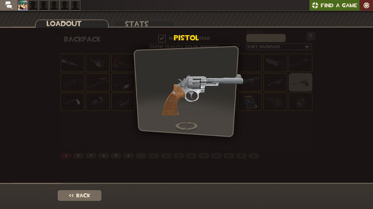 Open Fortress Six-Shooter over Pistol/Shortstop