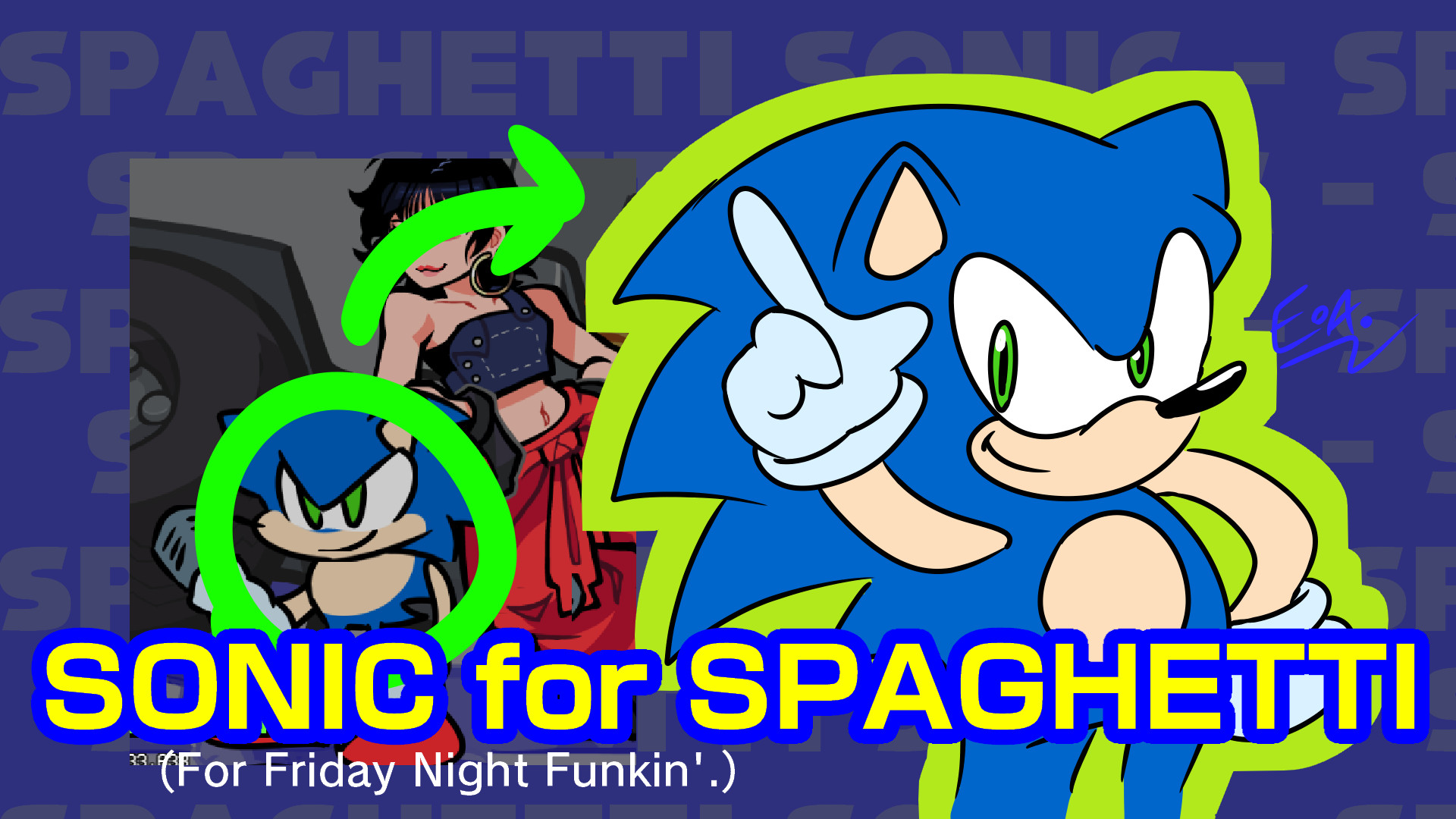 Sonic over SPAGHETTI BF + Programmable Template