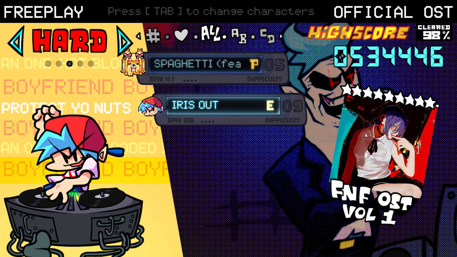 IRIS OUT (mania) In FNF V-slice