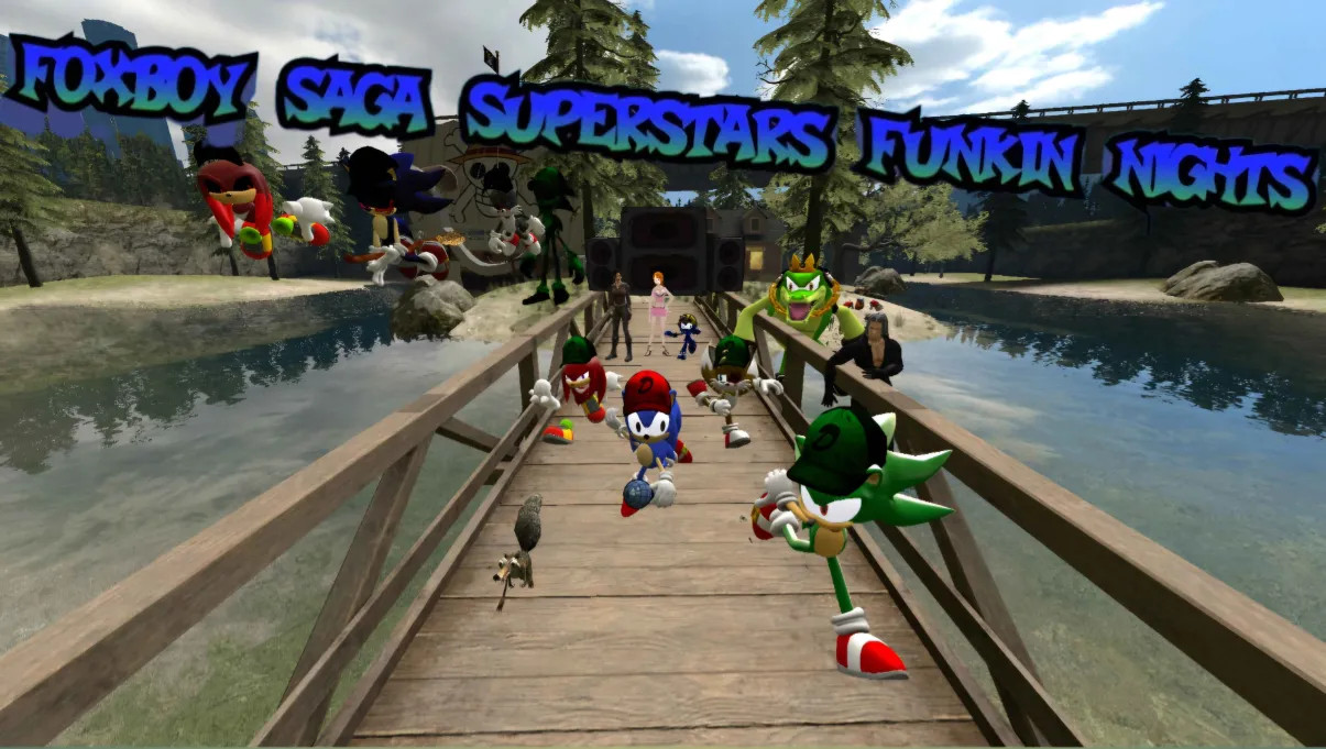 Foxboy Saga Superstars Funkin Nights