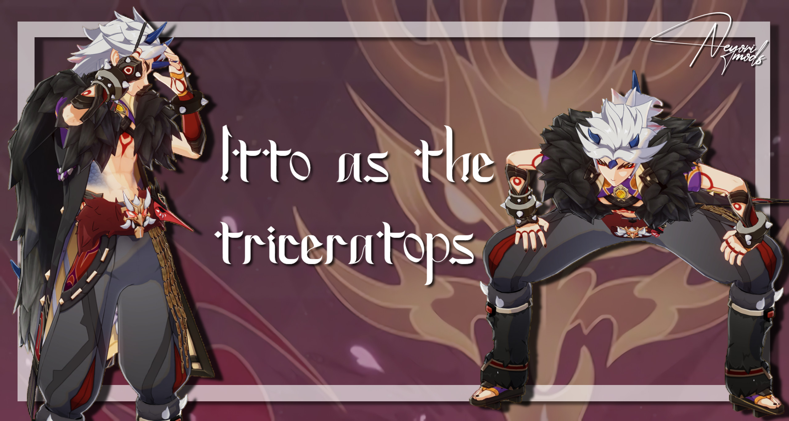 Commission | Itto as triceratops