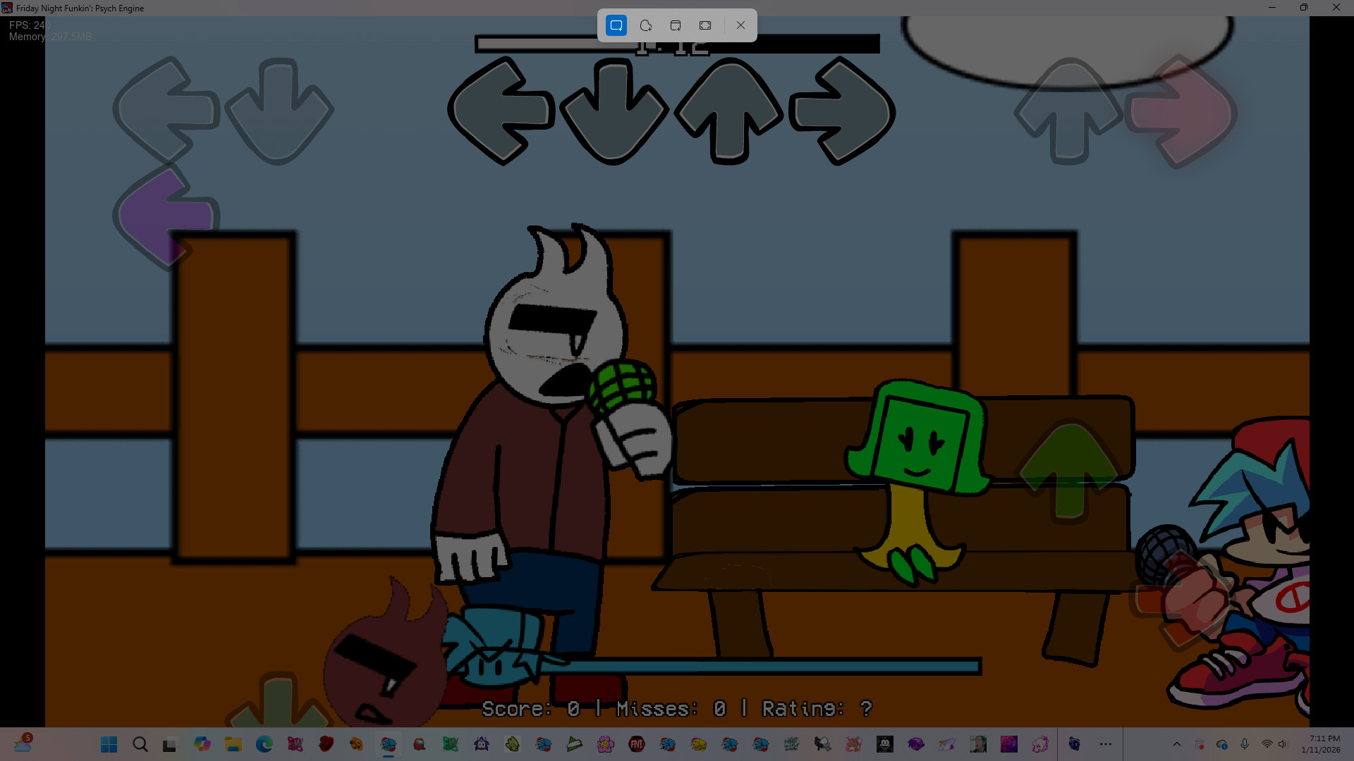 Friday Rude The 'Rude' Mod Mod for Friday Night Funkin' | FNF Mods