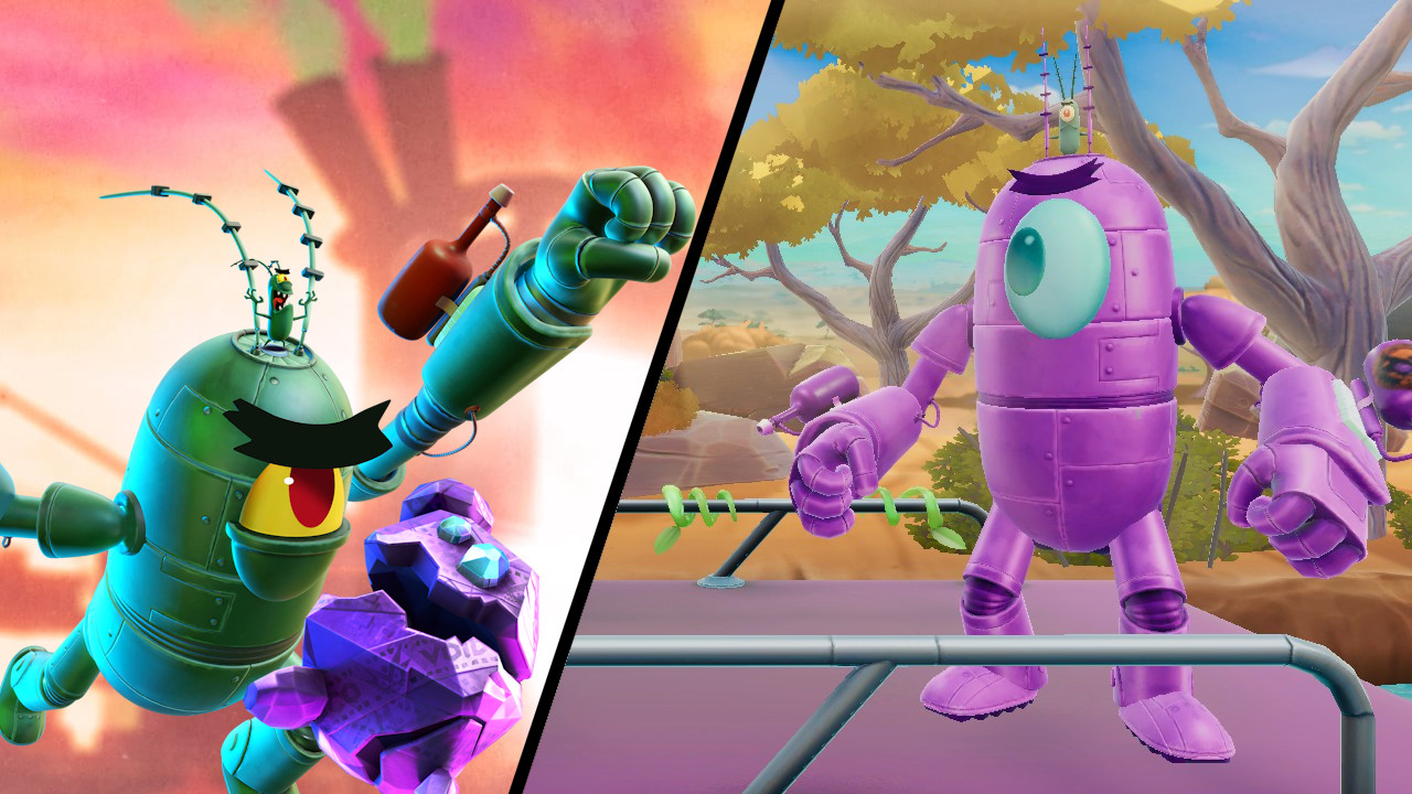 Odd Rock Inspired Plankton Mod for Nickelodeon All-Star Brawl 2