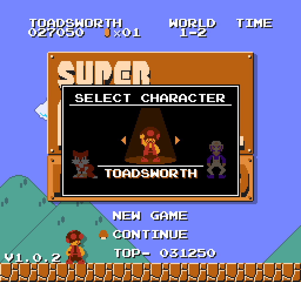 Toadsworth Mod for Super Mario Bros. Remastered [Unofficial] | SMB1R Mods
