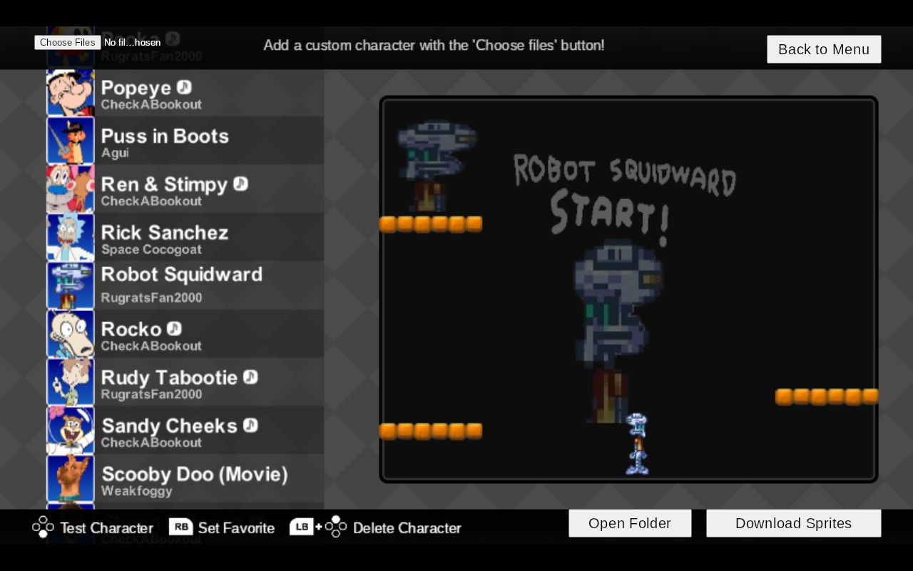 Robot Squidward Mod for Party Project | PProject Mods