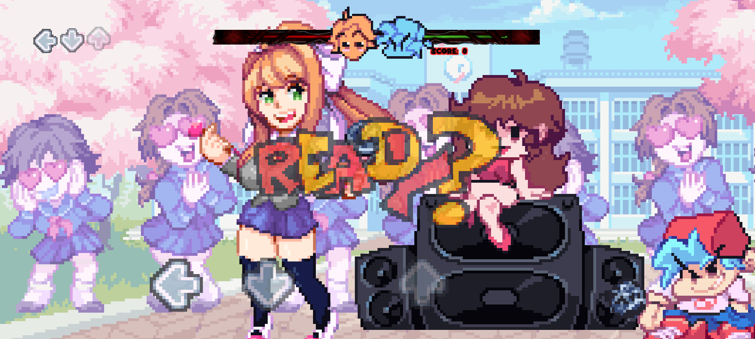 Thicc Monika over senpai