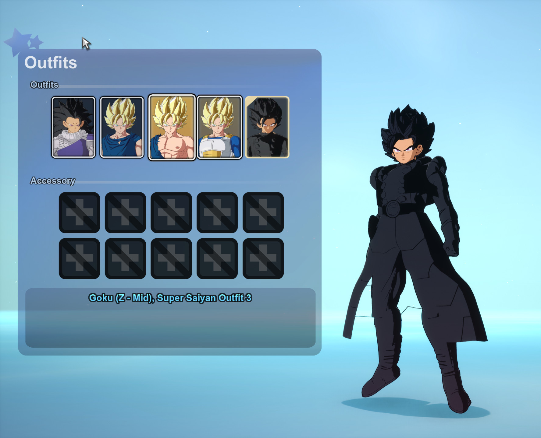 Goku (Z) Mid SSJ Replacer Mod for Dragon Ball: Sparking! ZERO