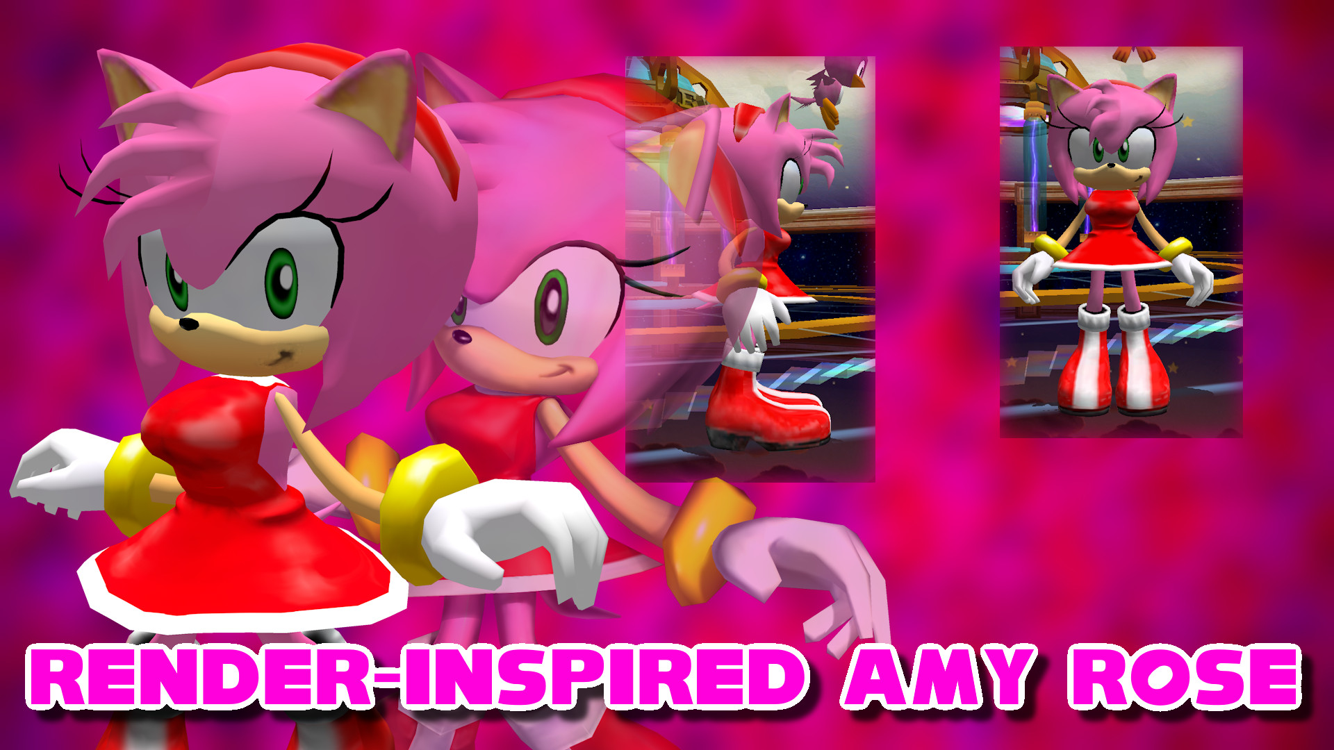 Render-Inspired Amy Mod for Sonic Adventure 2 | SA2 Mods