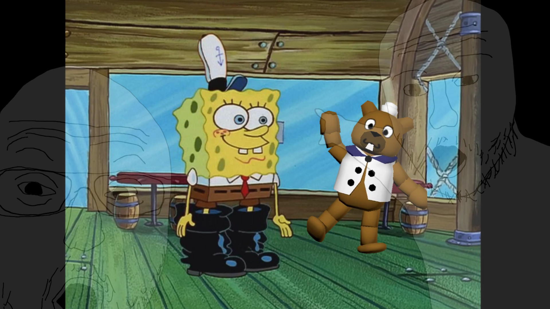 EVERYONE Has SpongeBob's Footsteps Mod for Shipwrecked 64 | SW64 Mods