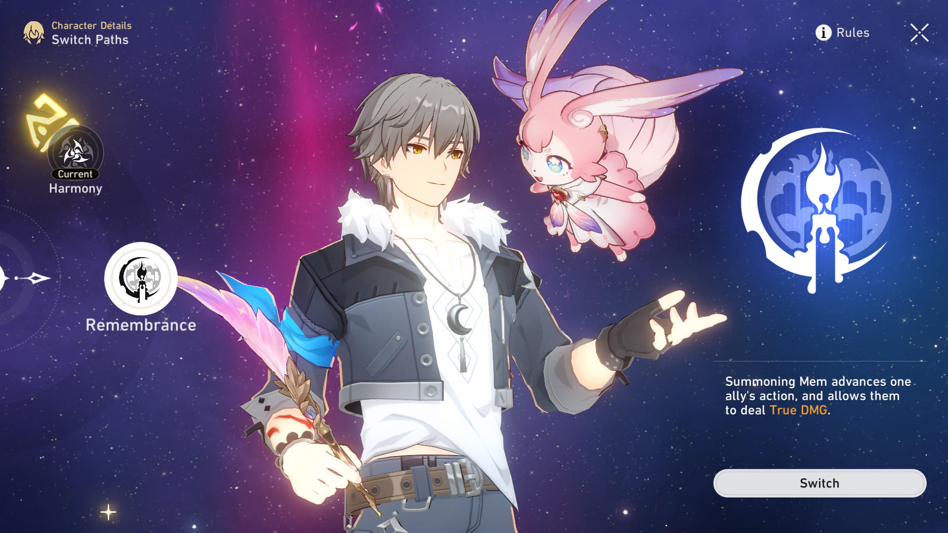 Caelus with Lancer drip Mod for Honkai Star Rail | HSR Mods