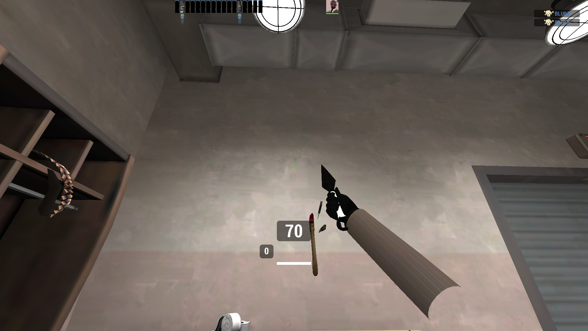 black and white conniver's kunai