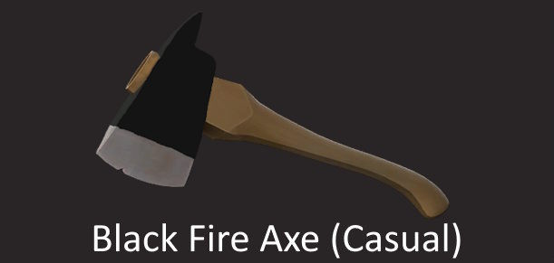 Black Fire Axe (Casual)