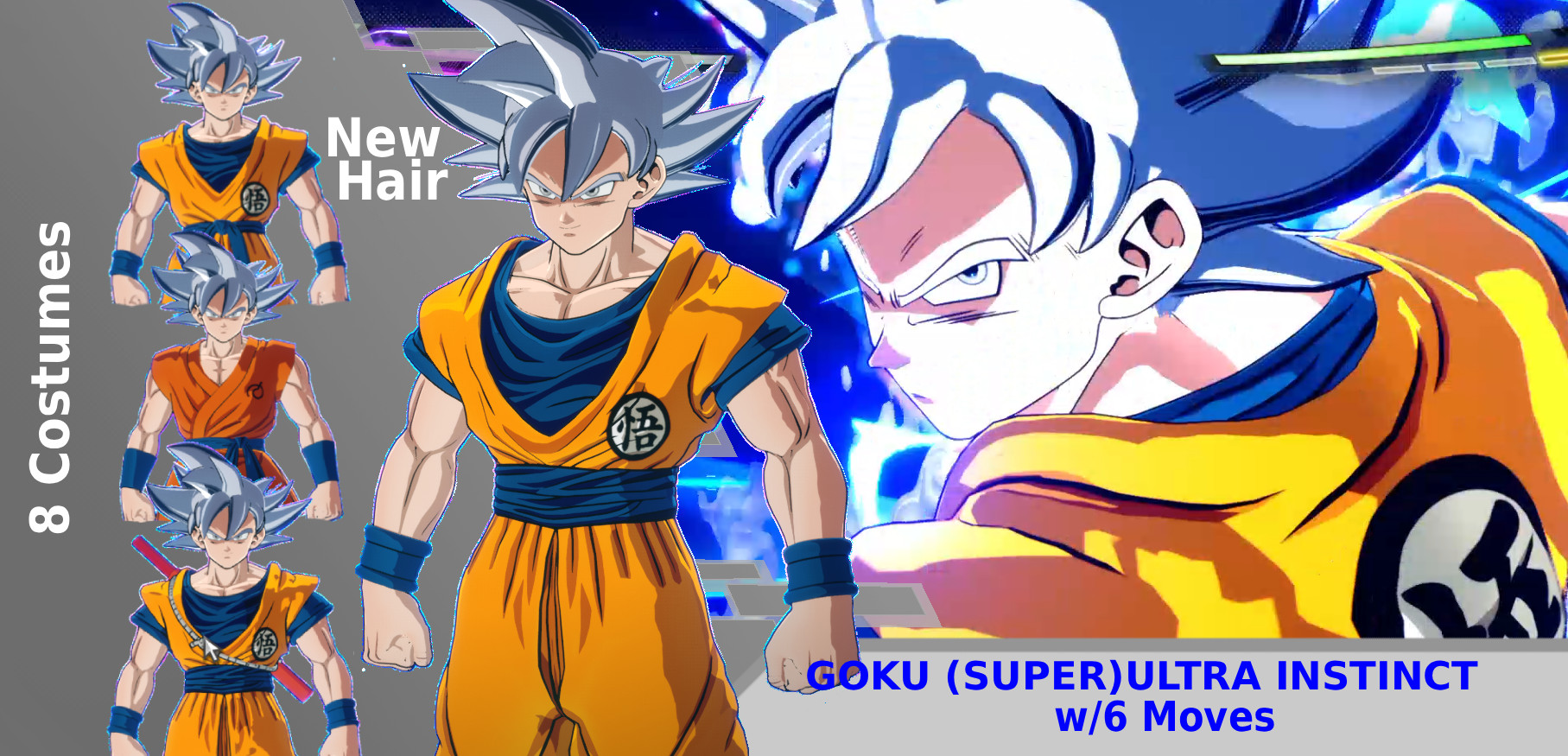 GOKU ULTRA INSTINCT [NEW SLOT] - 6 MOVES