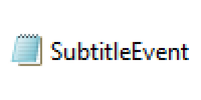 subtitles event [v-slice]