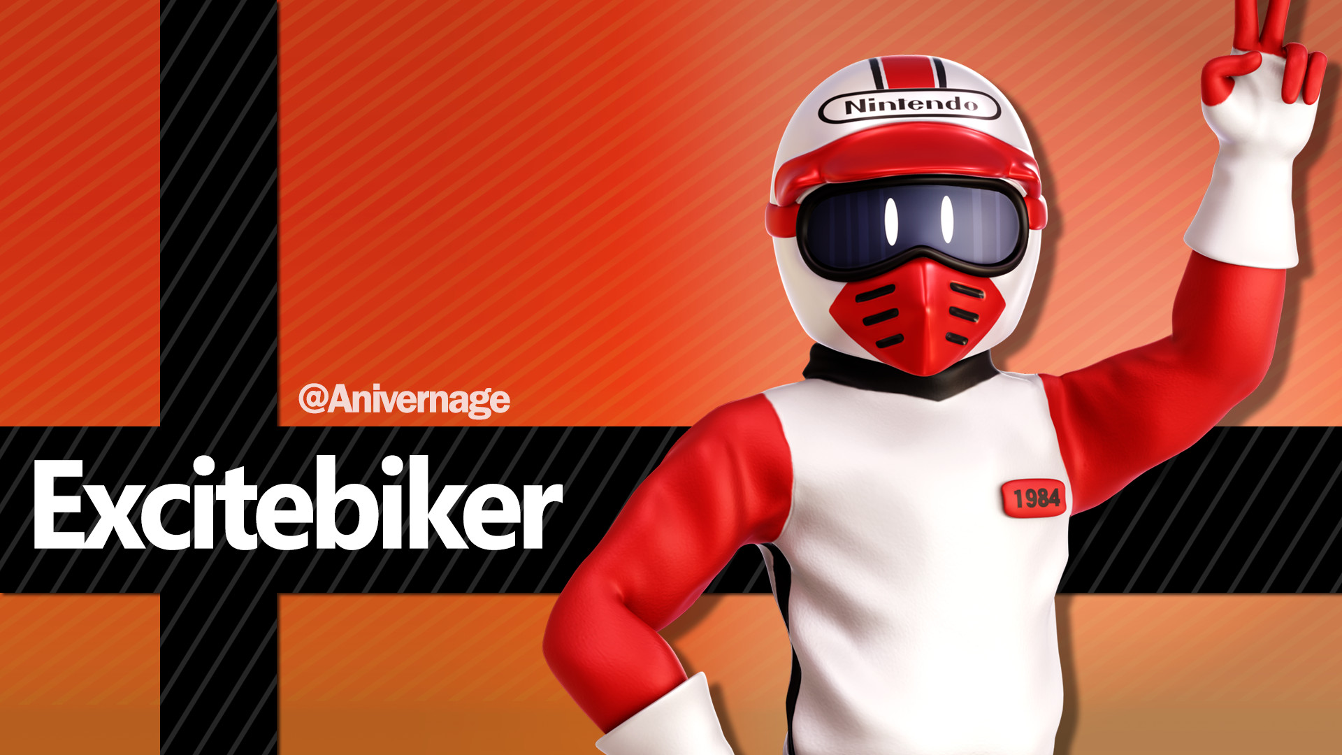Excitebiker (Captain Falcon & Snake)