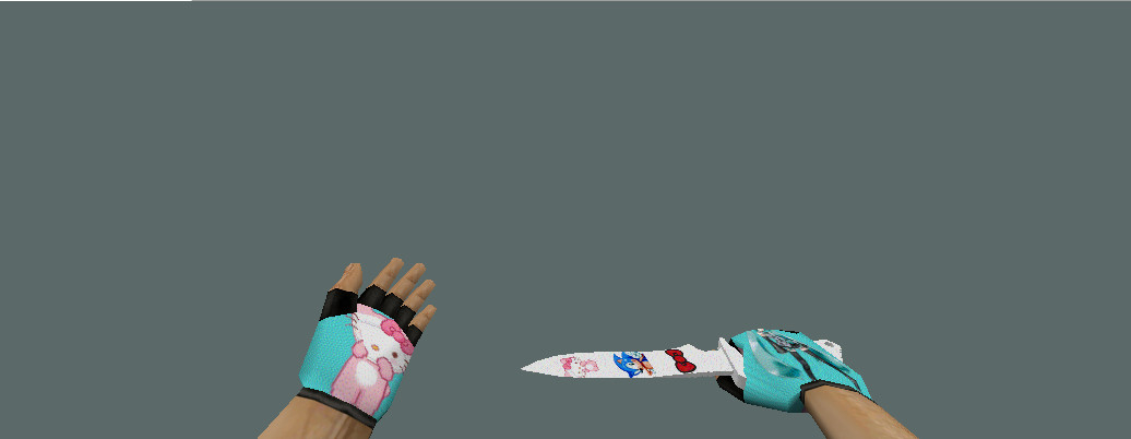 CS 1.6 Hello Kitty White Knife Mod for Counter-Strike 1.6 | CS1.6 Mods