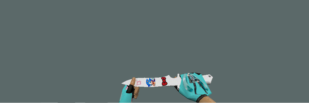 CS 1.6 Hello Kitty White Knife Mod for Counter-Strike 1.6 | CS1.6 Mods
