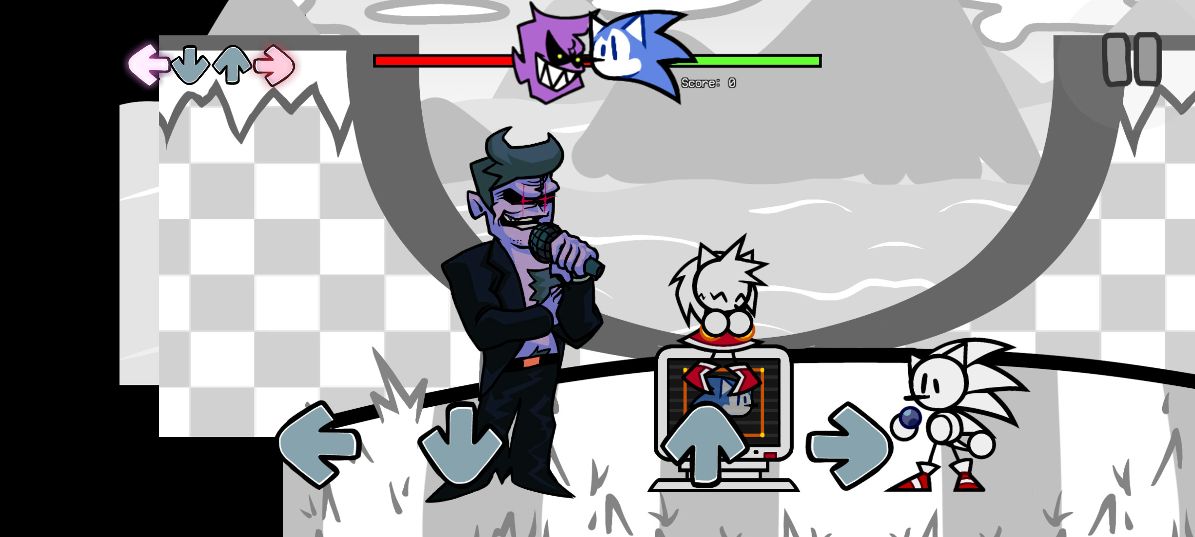 ERIZO SONIC AND AMY OVER BF AND GF