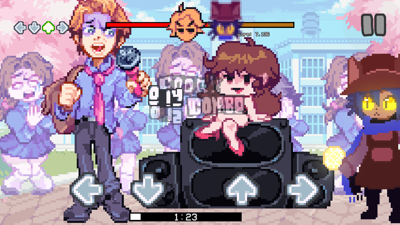 スキン5　niko様 Niko reskin for V slice Mod for Friday Night Funkin' | FNF Mods