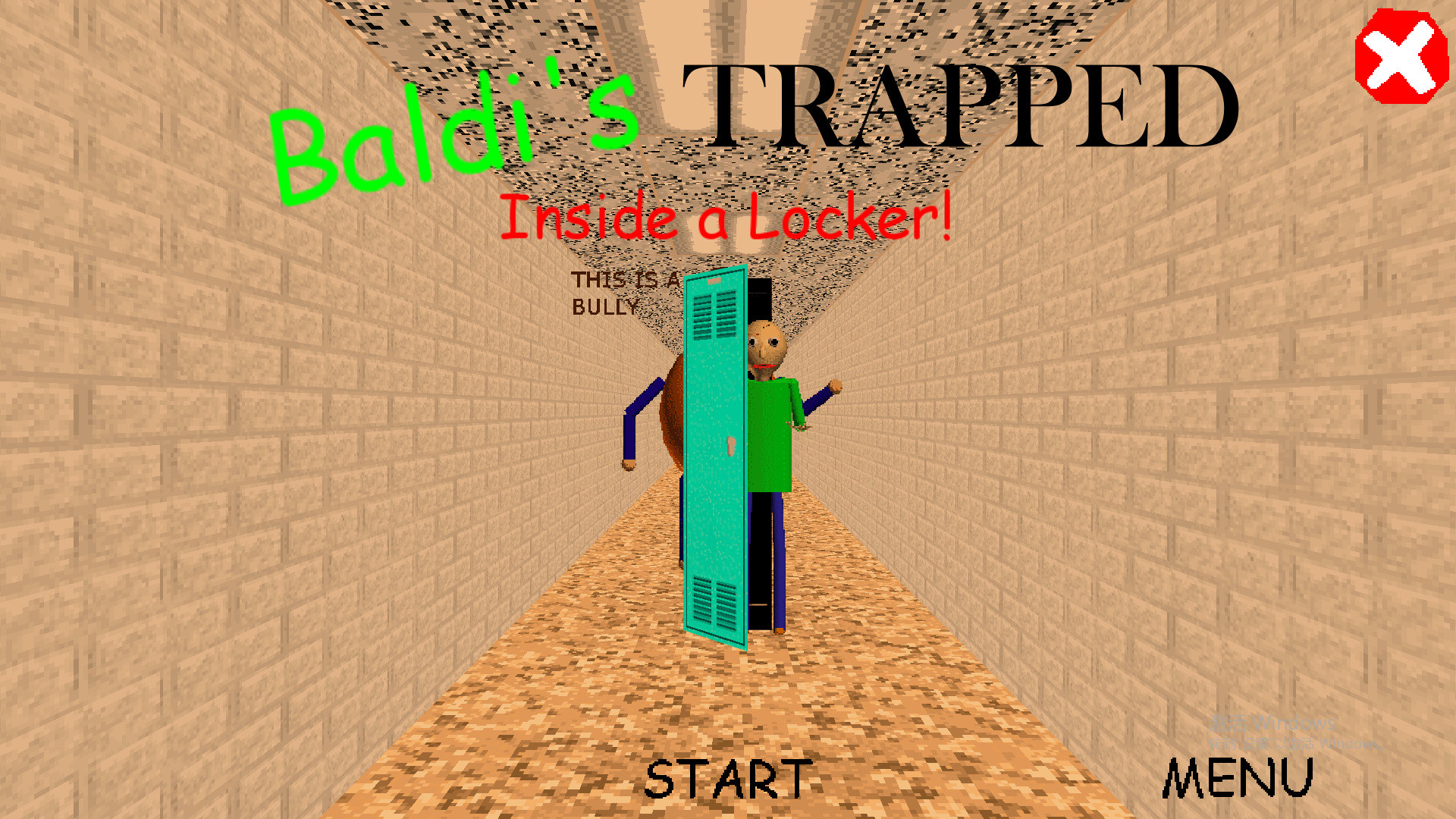 Baldi is Trapped Inside a Locker! Mod for Baldi's Basics | Baldi Mods