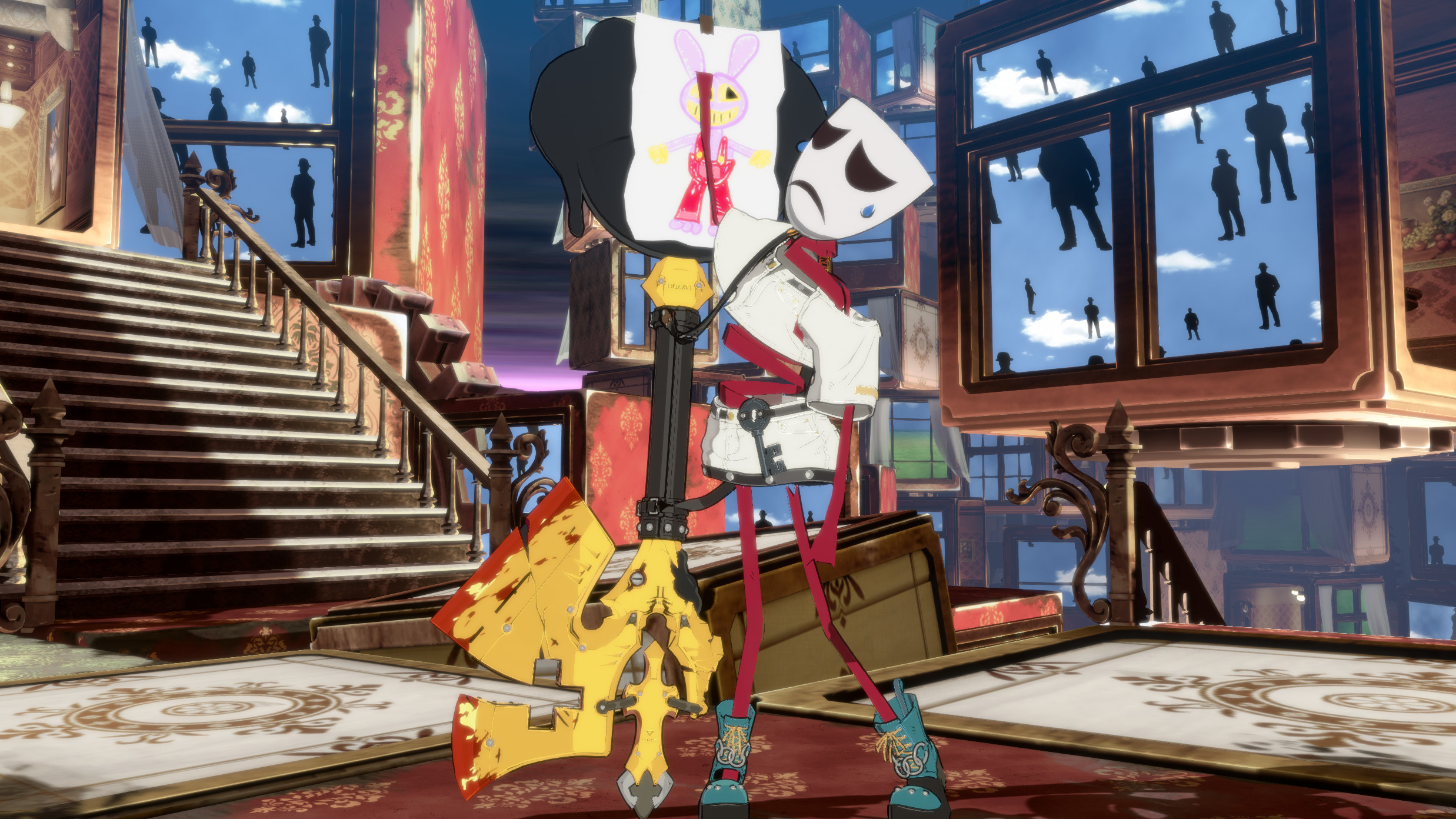 Aba as Gangle (Digital Circus) Mod for GUILTY GEAR -STRIVE- | GGST Mods
