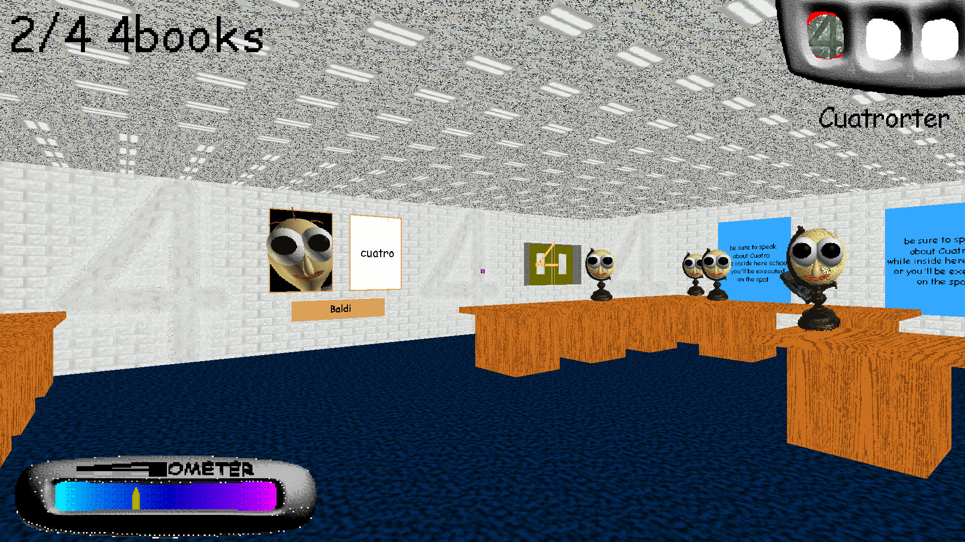[SENSITIVE CONTENT] Cuatro Mod for Baldi's Basics | Baldi Mods