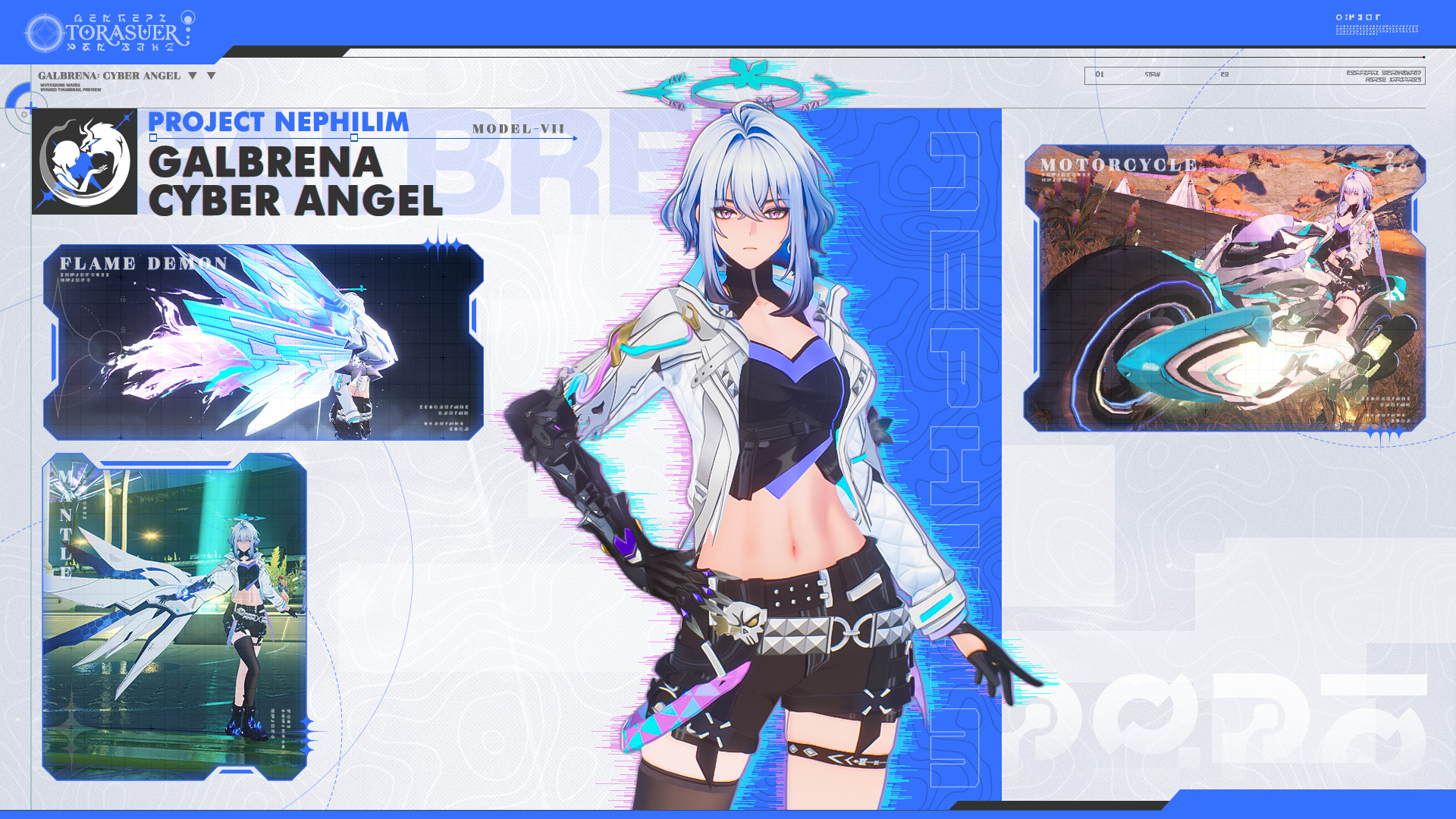 PROJECT נְפִילִים MODEL–VII: CYBERANGEL (Galbrena)