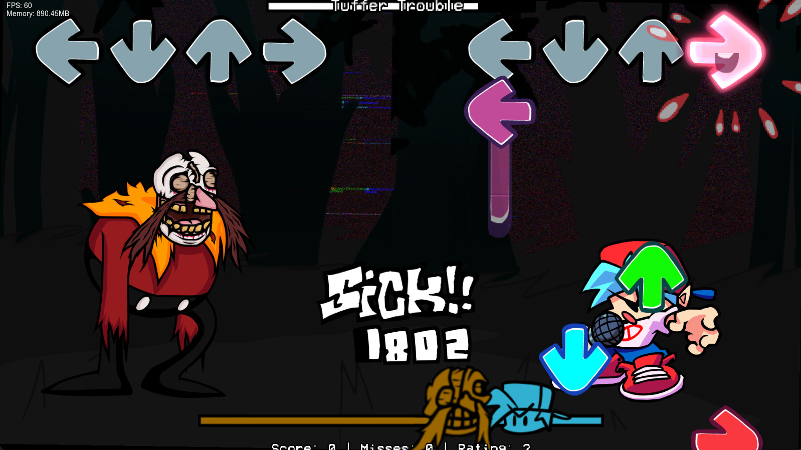 Triple Trouble if it was TUFF [DD76 TAKE] Mod for Friday Night Funkin ...