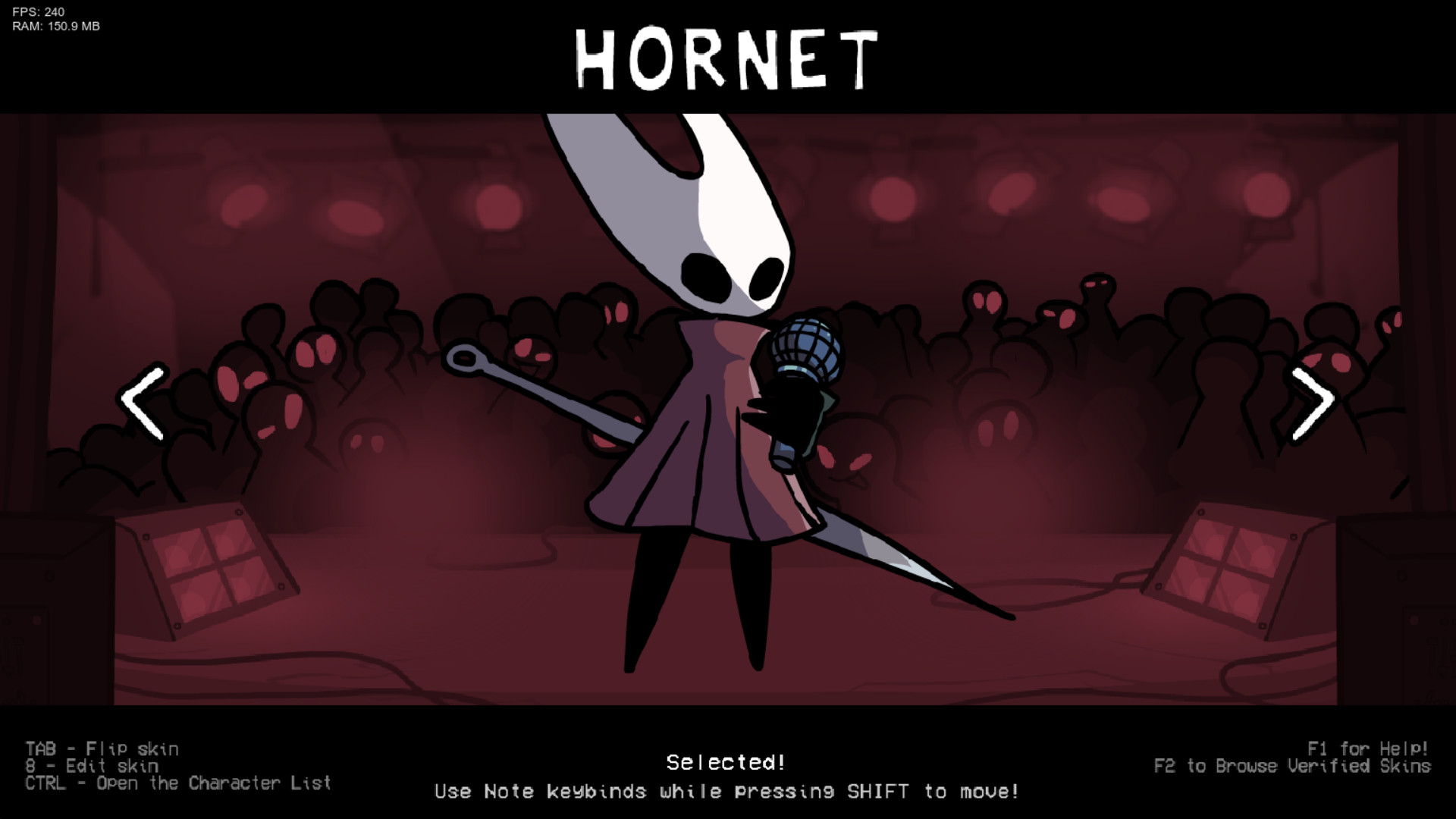 Hornet skin for Psych Engine Online