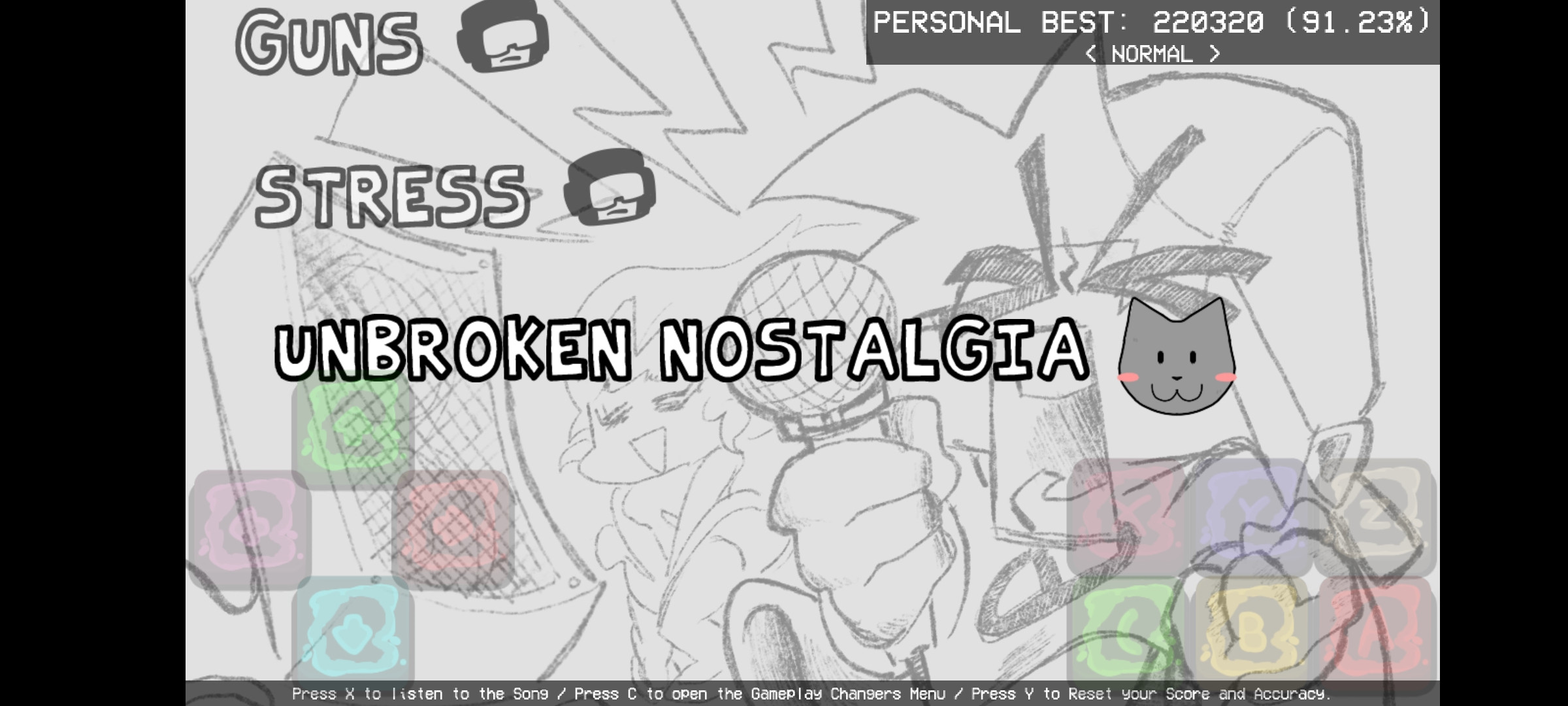 Mrow Mod UNBROKEN NOSTALGIA CHART!!! Mod for Friday Night Funkin' | FNF Mods