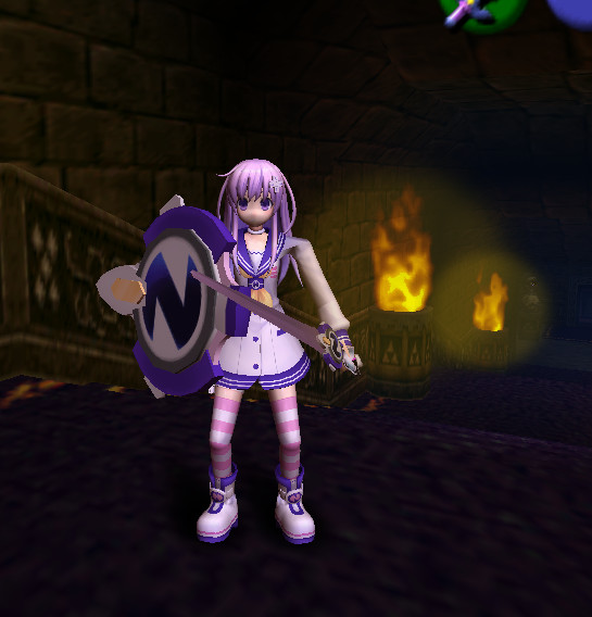 Nepgear Takes over for Adult link