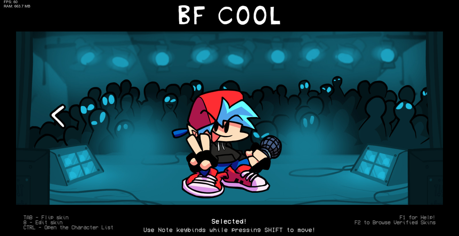 Bf Cool Skin Psych Online Mod for Friday Night Funkin' | FNF Mods