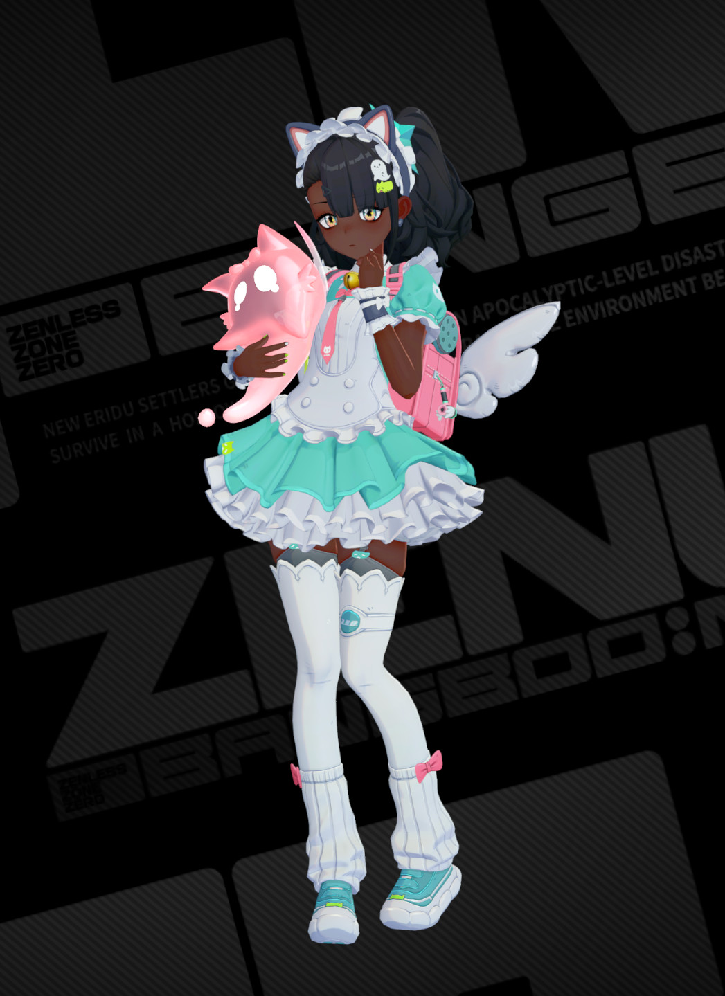 Dark Skin Sunna (w/ Skin Edit) Mod for Zenless Zone Zero | ZZZ Mods
