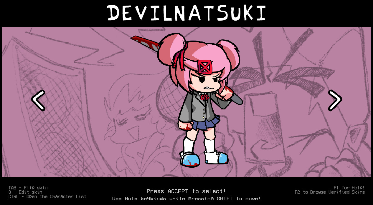 Devil Natsuki for Psych Online