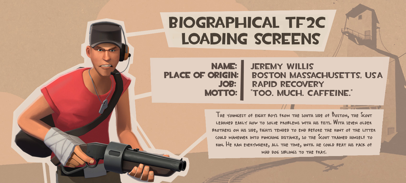 Biographical TF2C Loading Screens