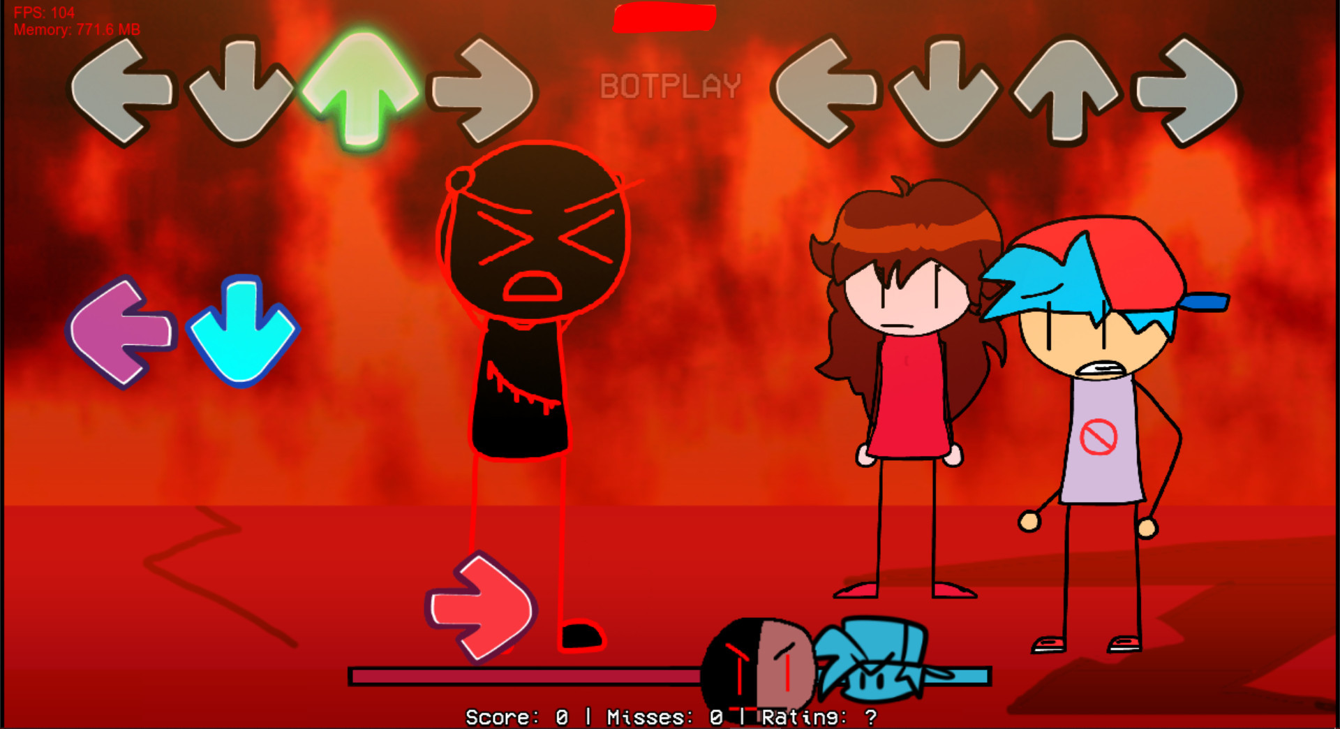 fnf last rap/red guy