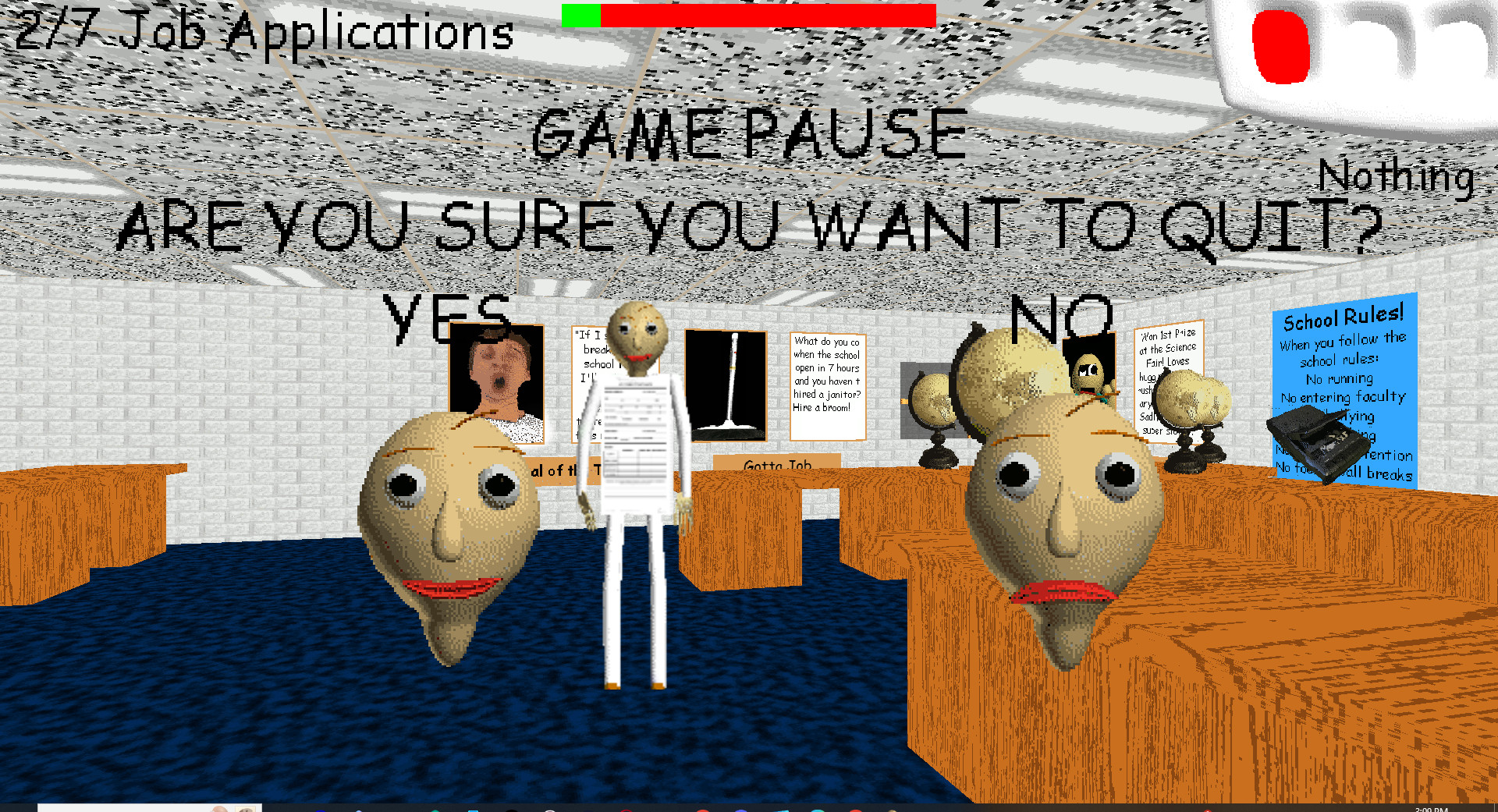 Job Application Mod Baldi Loves Job Applications Part 2 Mod for Baldi's Basics | Baldi Mods