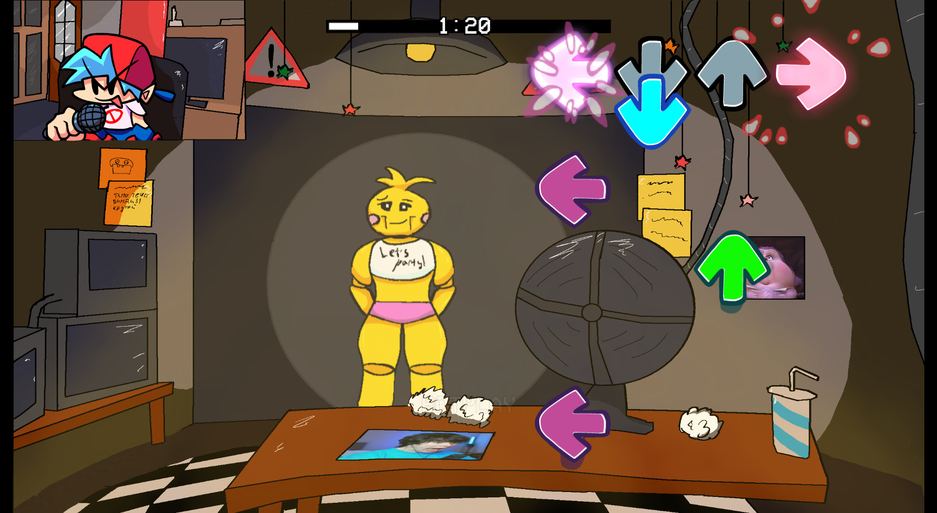 Wow Chica FNF Mod