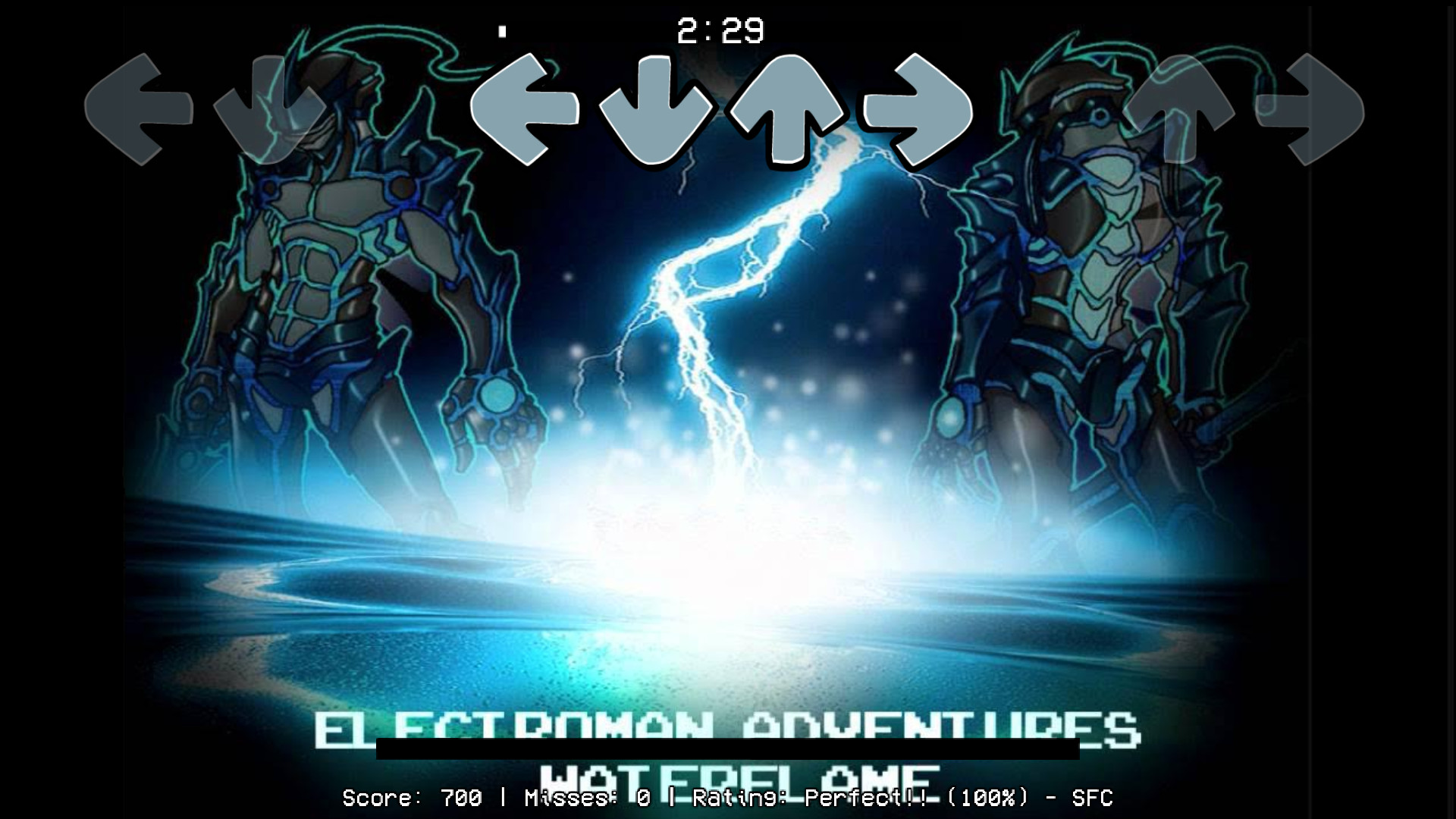 Electroman Adventures charted in FNF