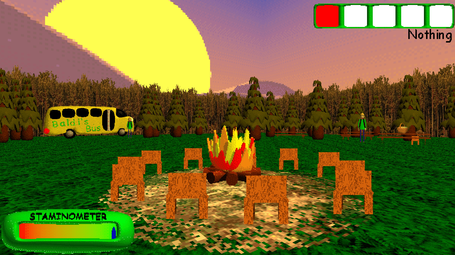 (0.14.X) Rocks as Chairs Mod for Baldi's Basics | Baldi Mods