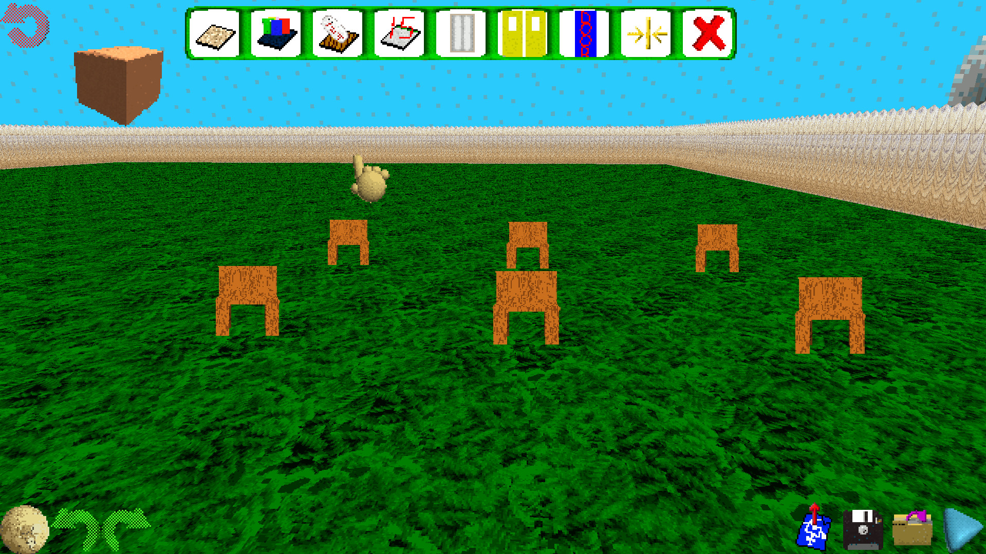 (0.14.X) Rocks as Chairs Mod for Baldi's Basics | Baldi Mods