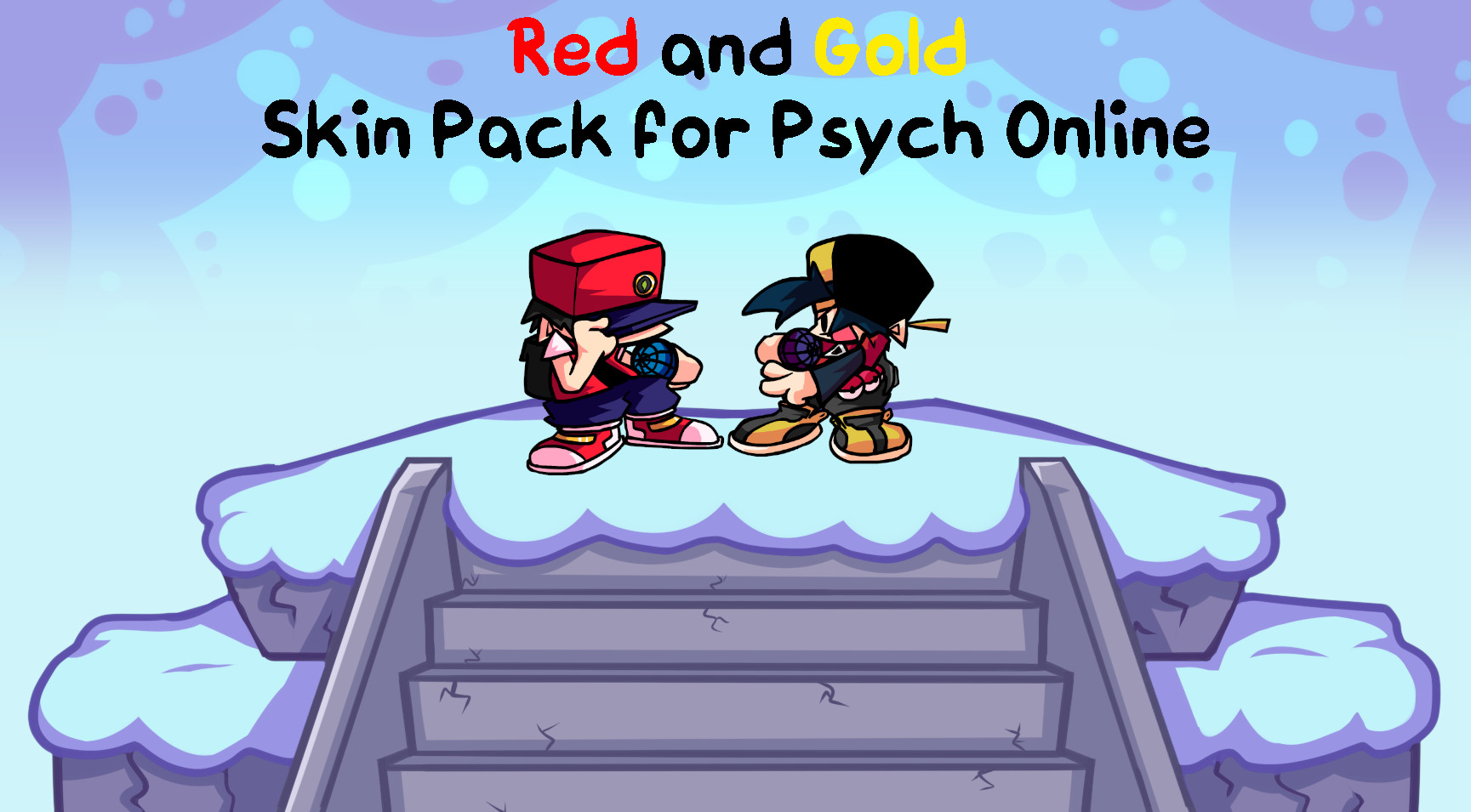 Red and Gold Skin Pack for Psych Online!