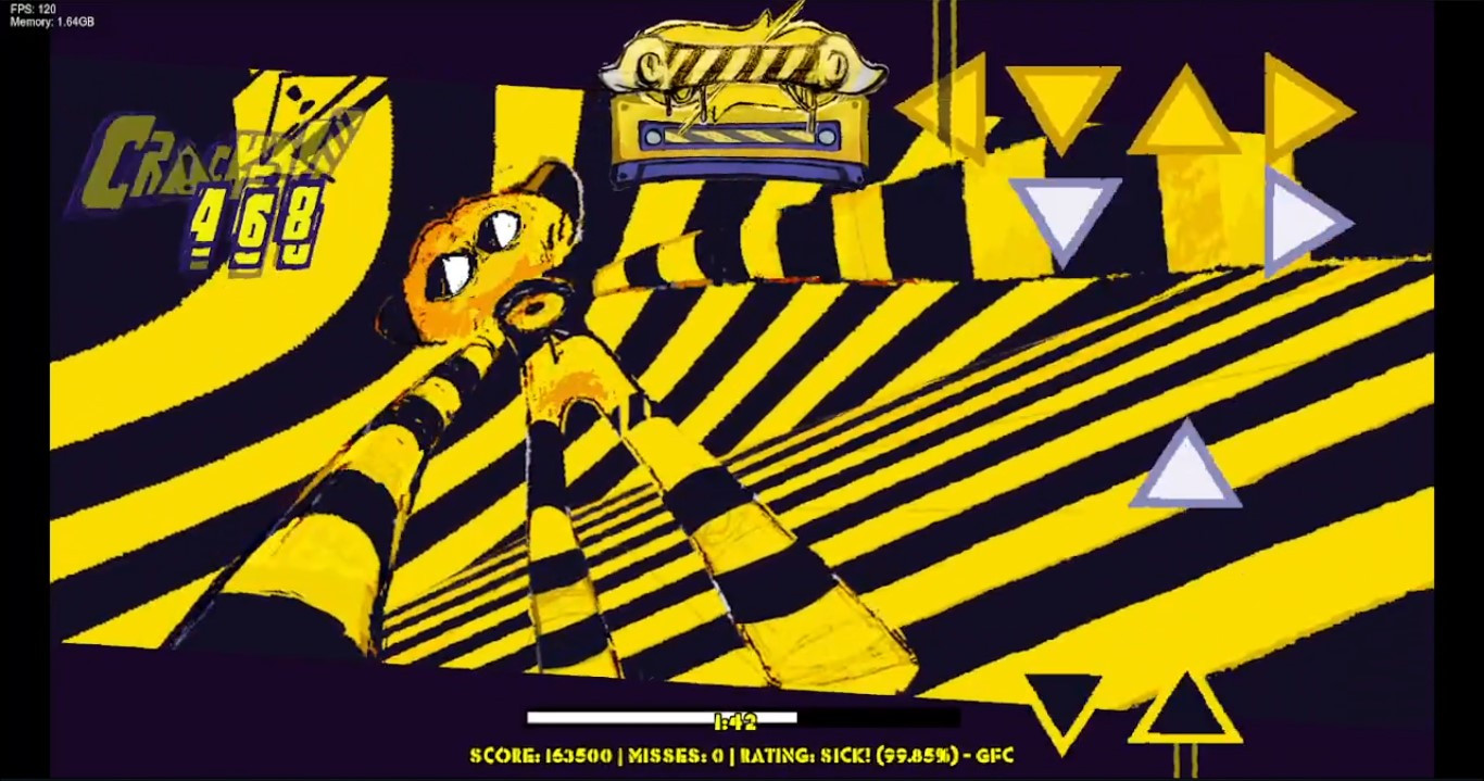 COMICAL CAUTION MIXTAPE [C.C.M.] Mod for Friday Night Funkin' | FNF Mods
