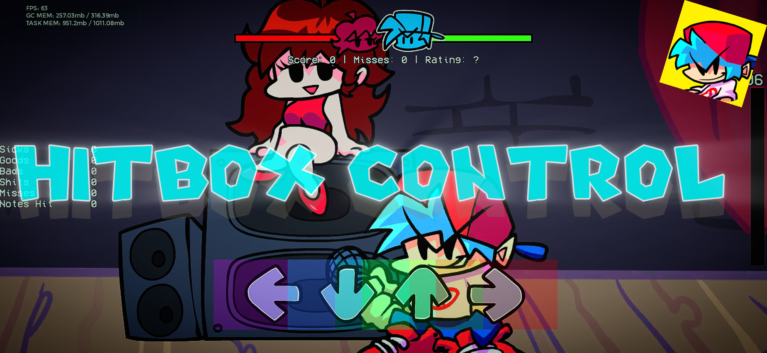 HITBOX_control_settings v-slice Mod for Friday Night Funkin' | FNF Mods