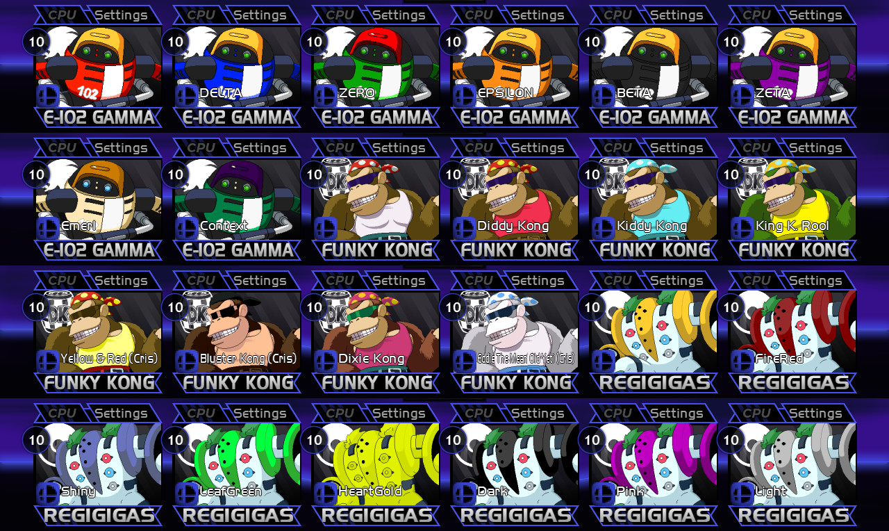 GFX Pack: 10 in 1 (CMC+ V8) Mod for Super Smash Bros. Crusade | SSBC Mods